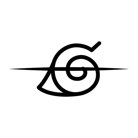 hidden leaf village symbol text.